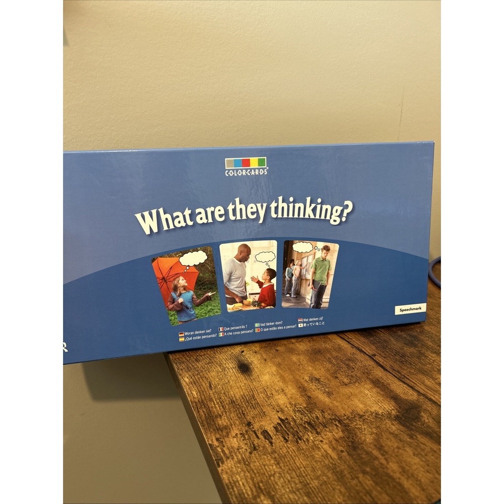 ColorCards What Are They Thinking? Speech Therapy Social‎ Skills Educational Set
